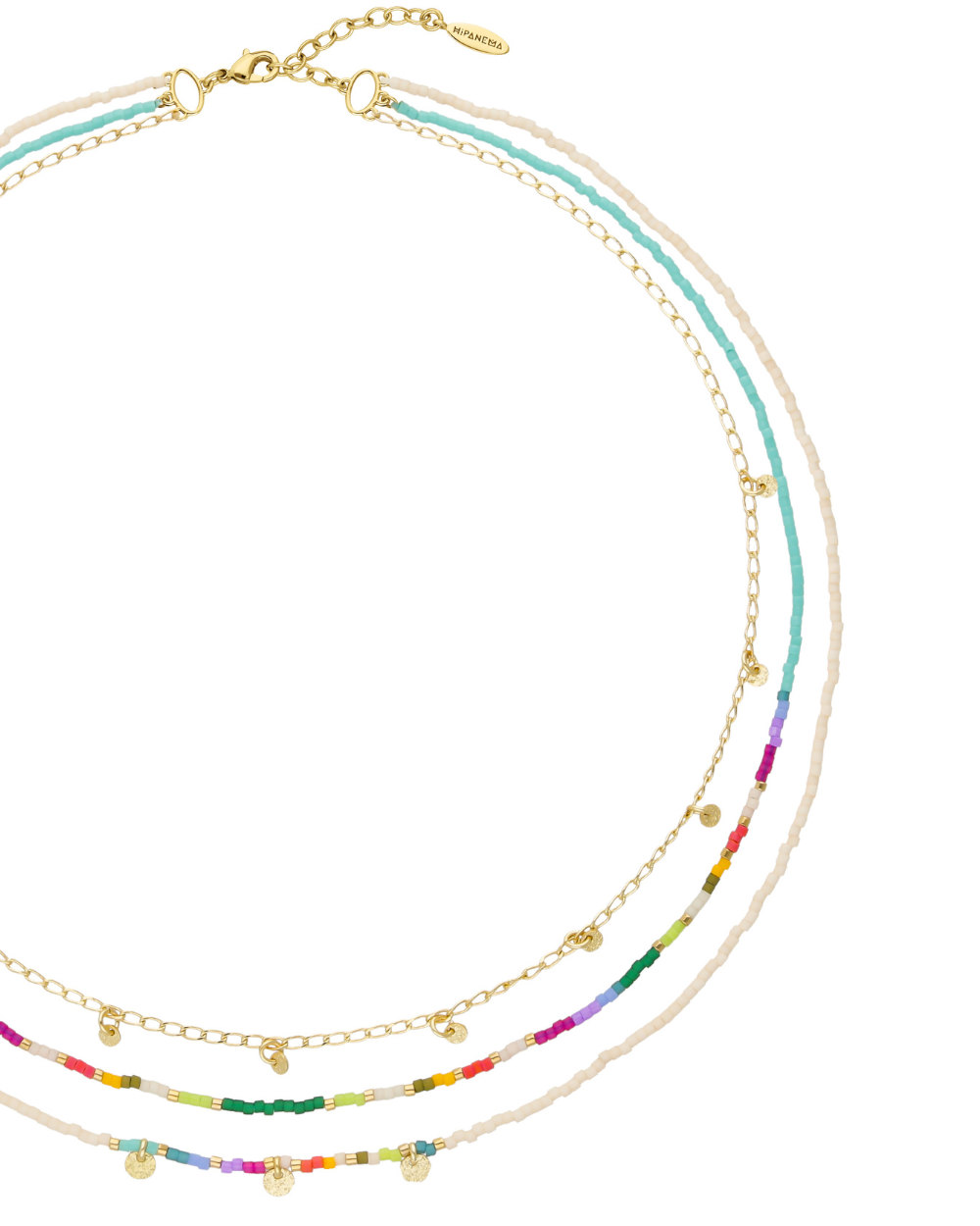 LUIZA Gold & Multicolor Necklace