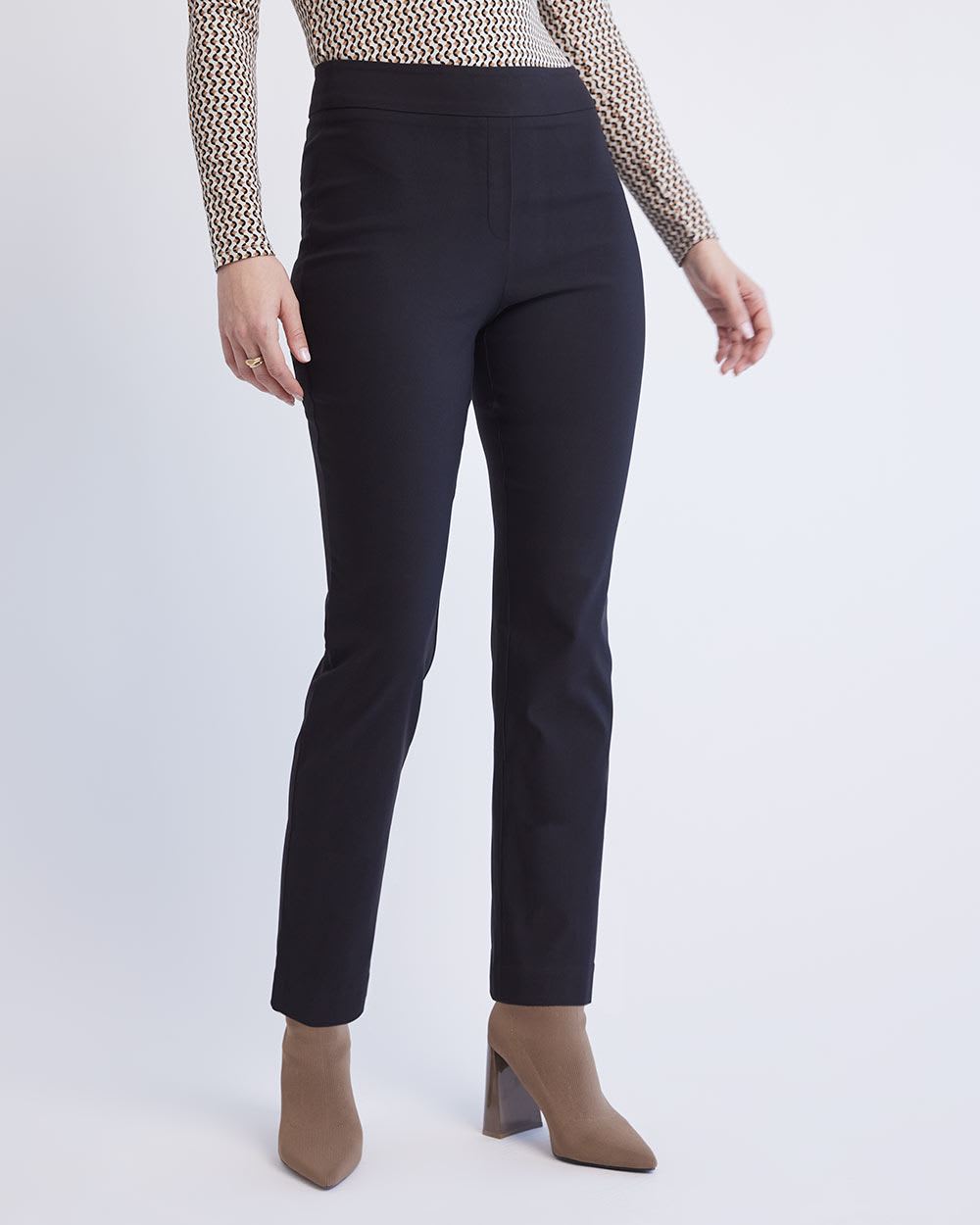 High-Rise Straight-Leg Legging Pant