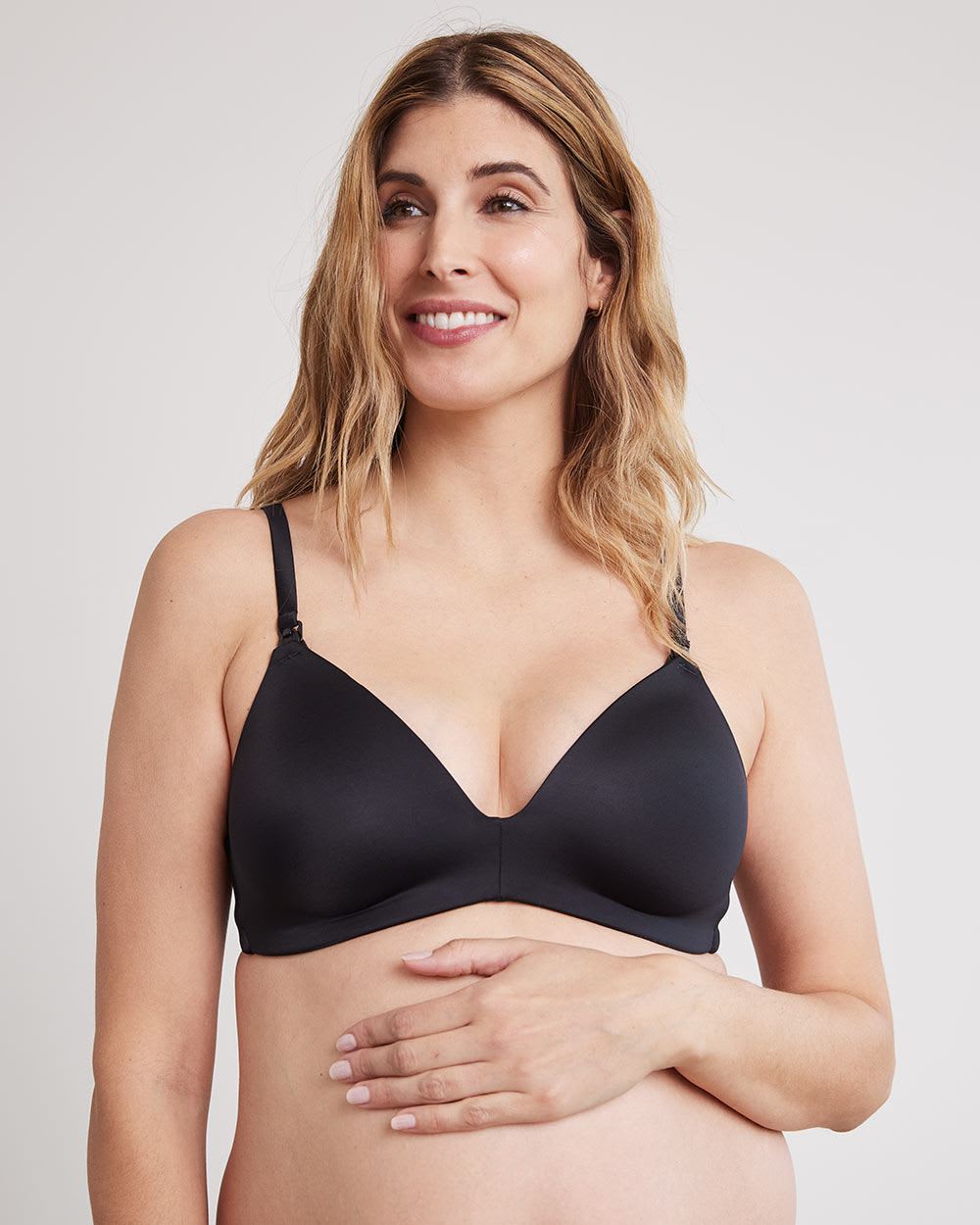 Microfiber Full-Coverage Nursing Bra - Thyme Maternity