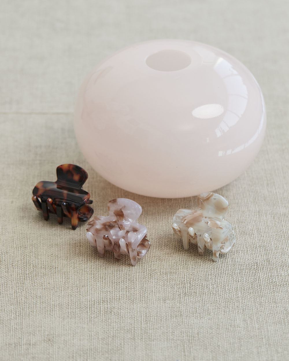 Small Acrylic Hair Grippers, Set of 3