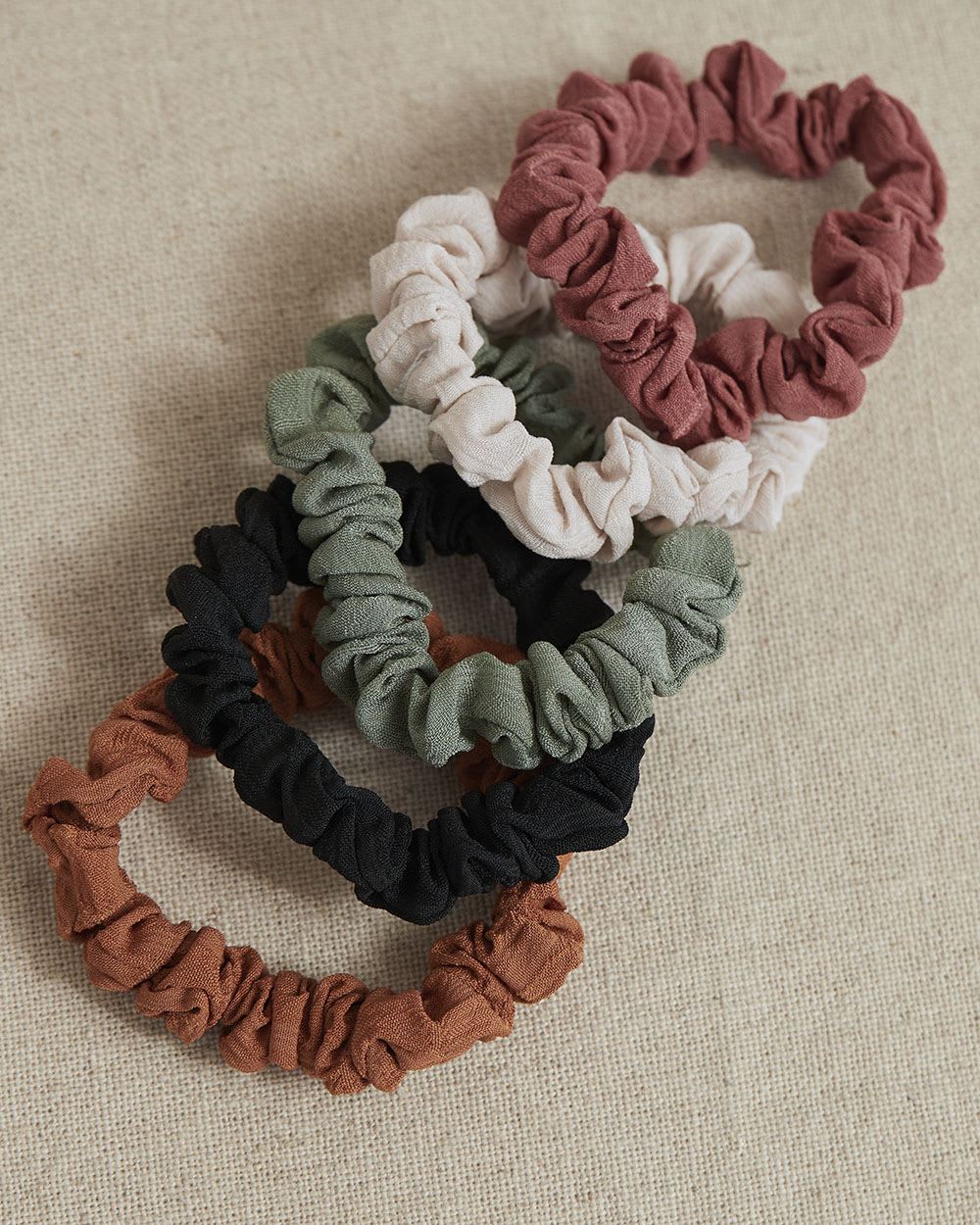Small Scrunchies - Set of 5