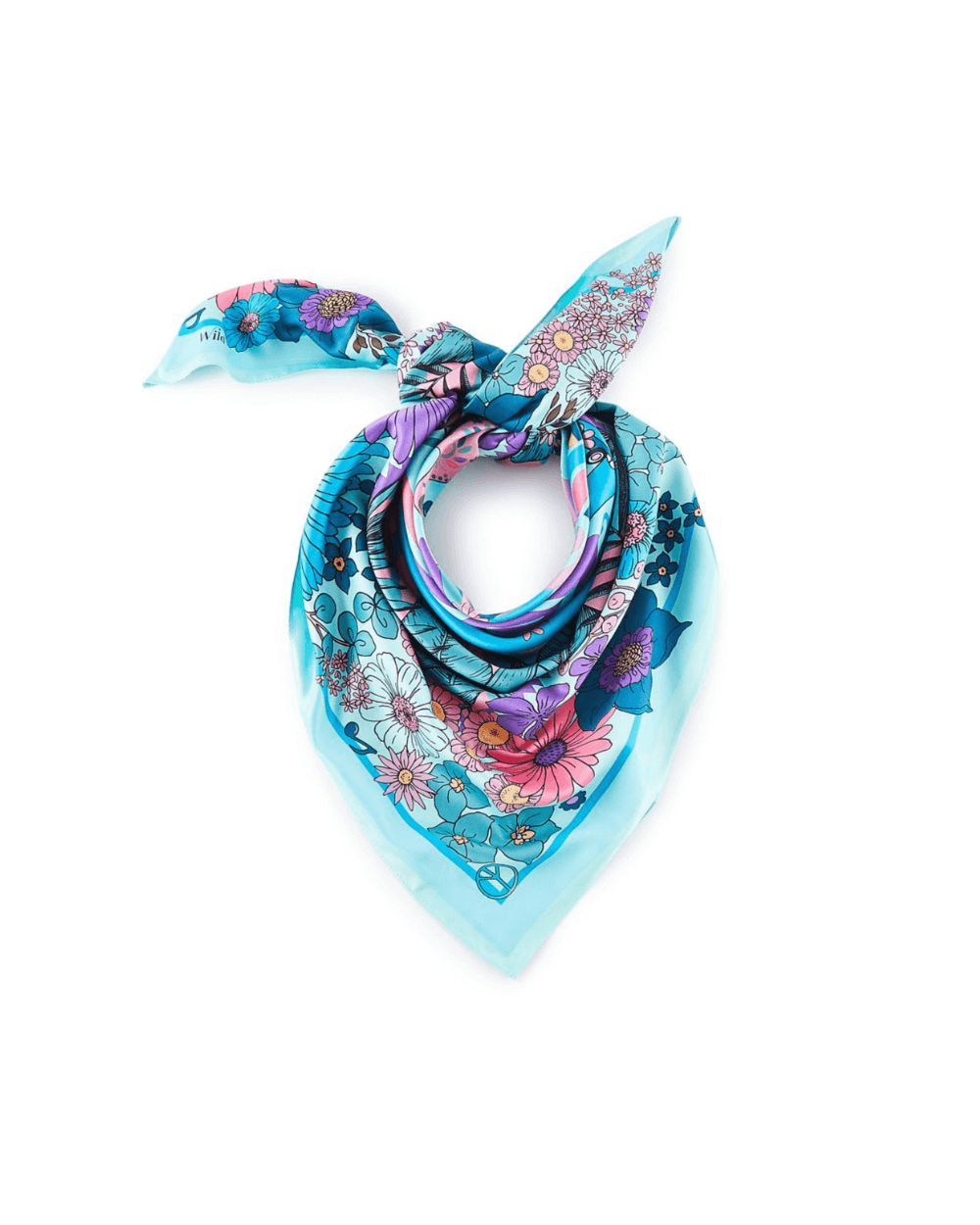 PEACELOVE Medium Blue Scarf