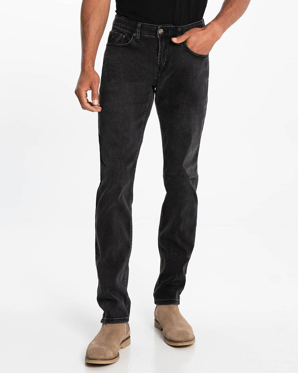 LOIS - Peter Slim Black Wash Jeans