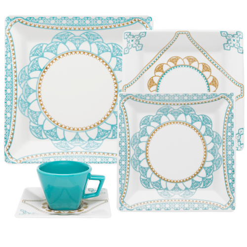 Oxford Quartier Domo 20 Pieces Dinnerware Set Service for 4