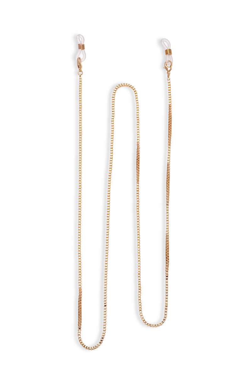 Goldtone Minimalist Sunglasses Chain- Don't AsK