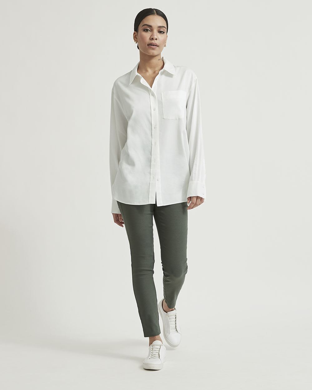 Solid High-Rise City Legging Pant