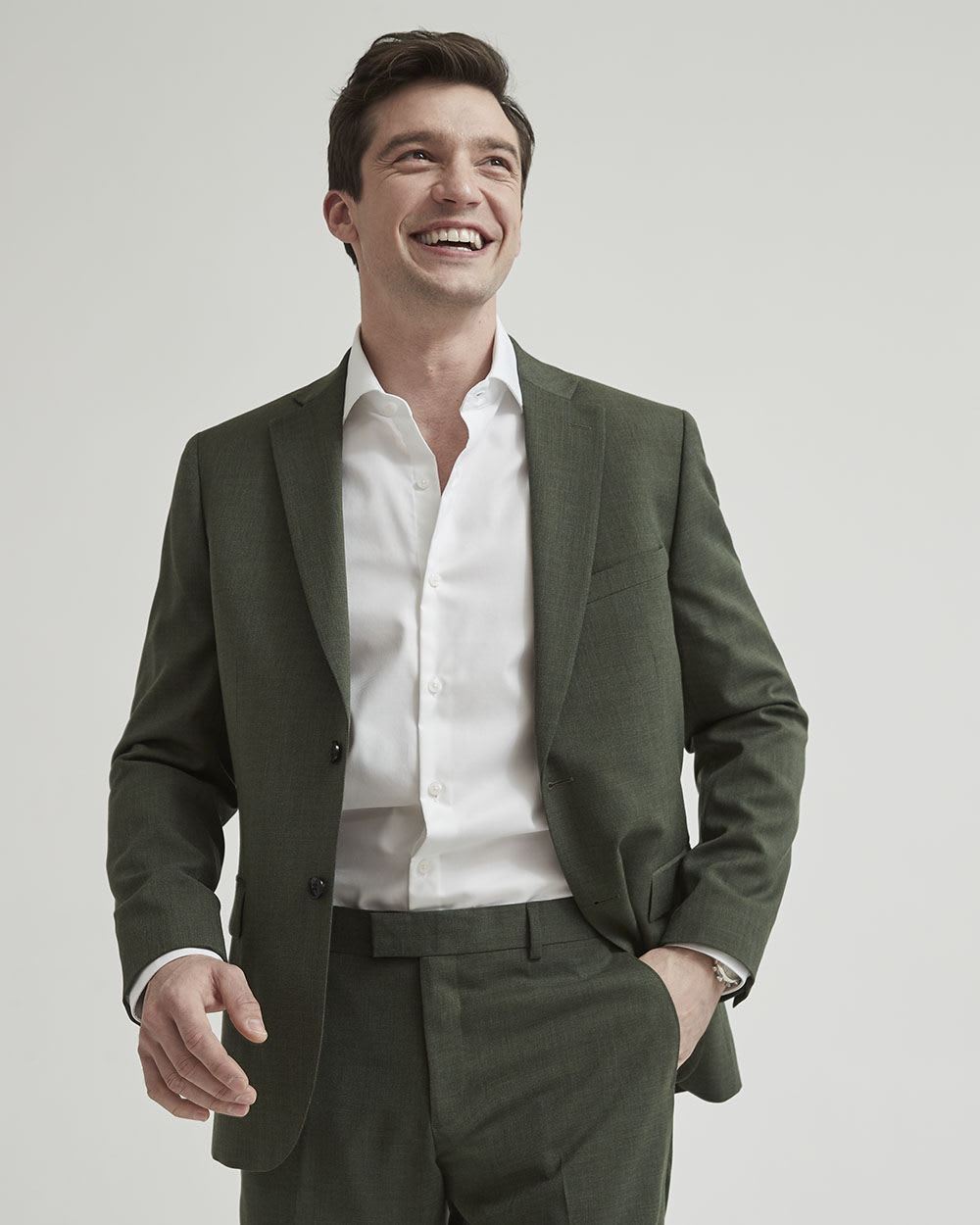 Dark Green Suit Blazer