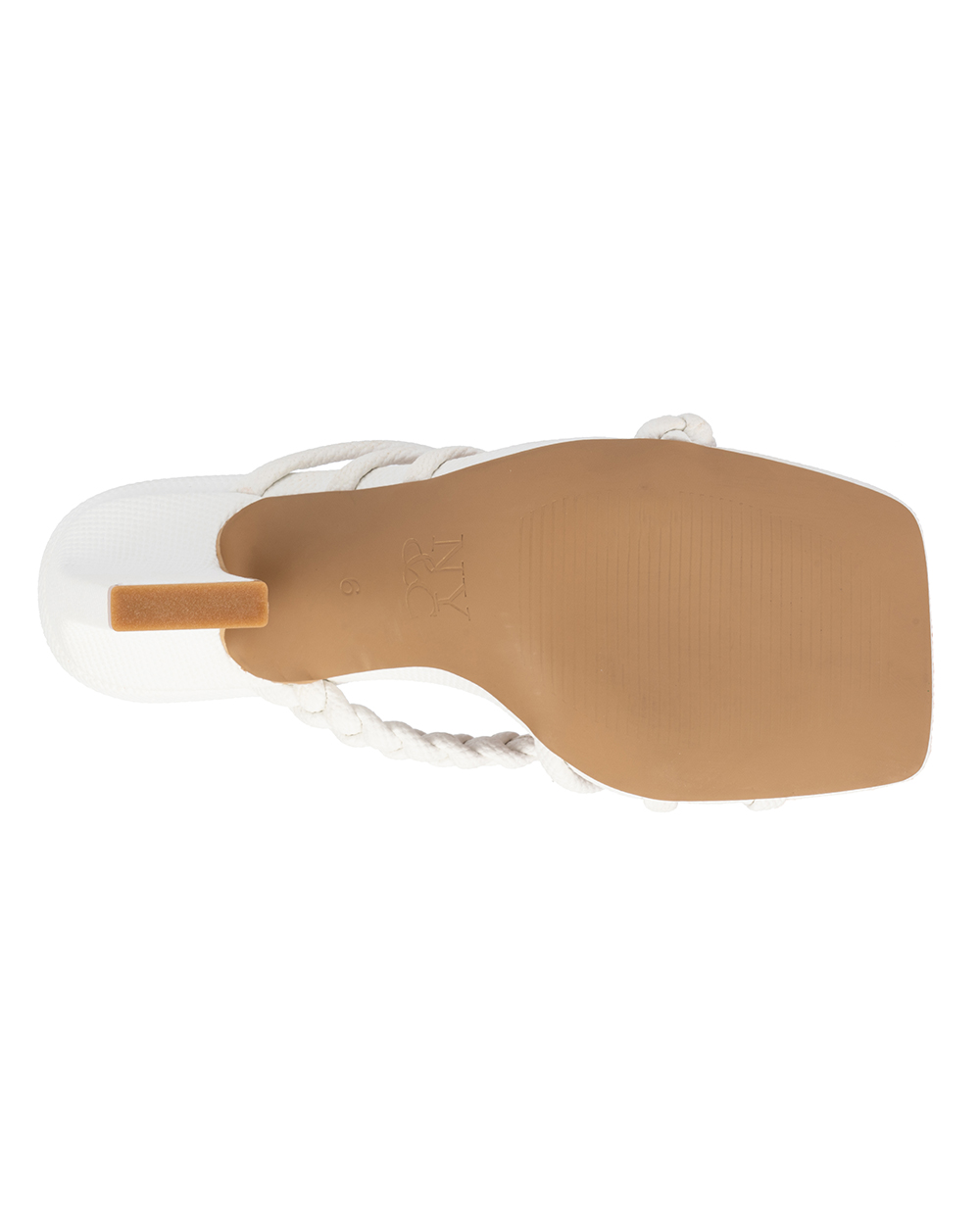 New York & Company Dalia Women's Braided Strap Heeled Sandal