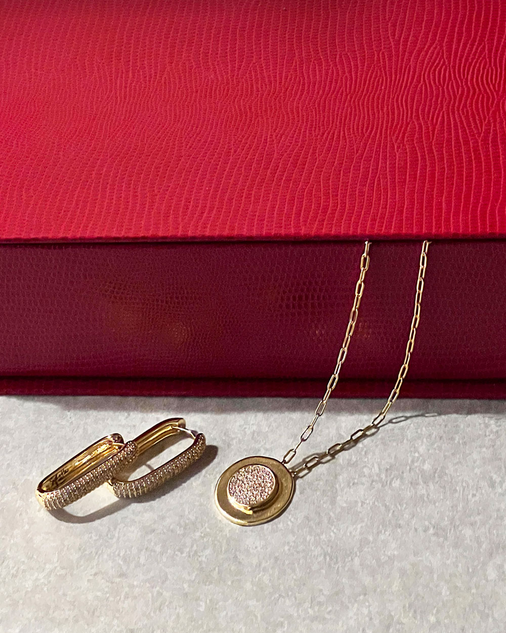 Adelita Pave Click-In Hoop Earring - Syd + Pia NYC™