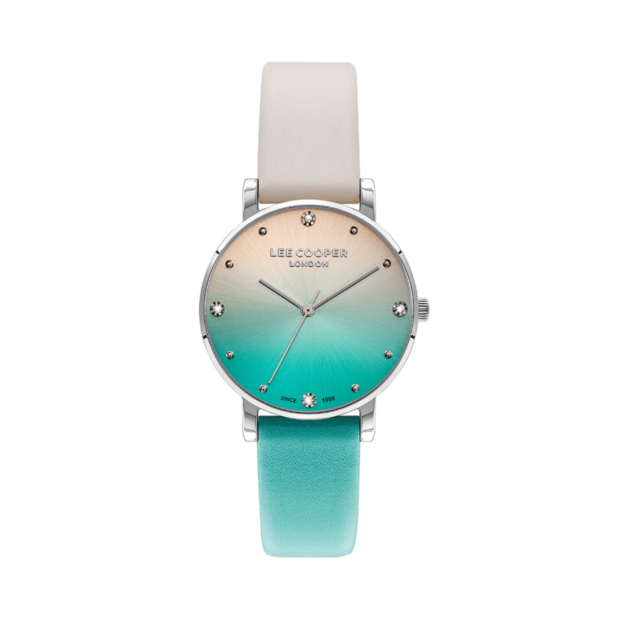 LEE COOPER-Women's Rose Gold 35mm watch w/Blk/Red Dial