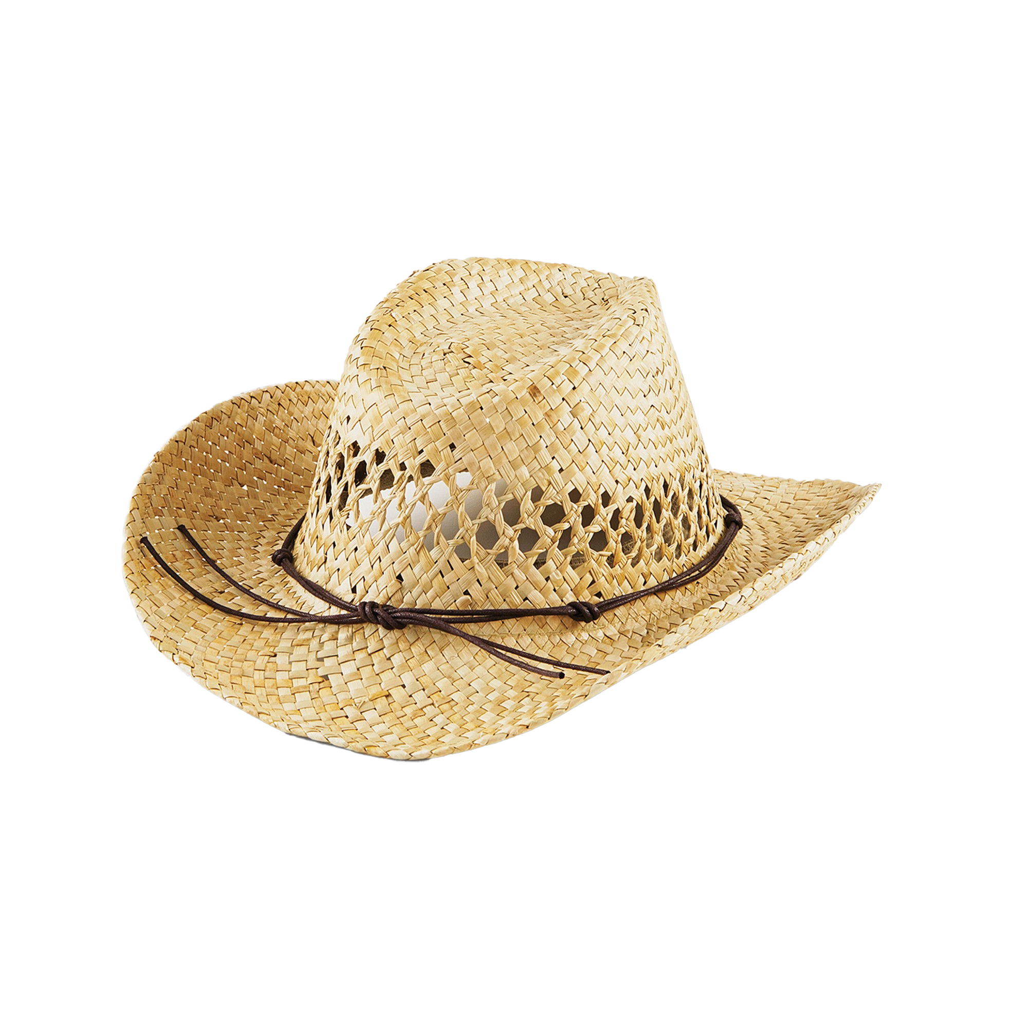 Beechfield - Unisex Adult Straw Cowboy Hat