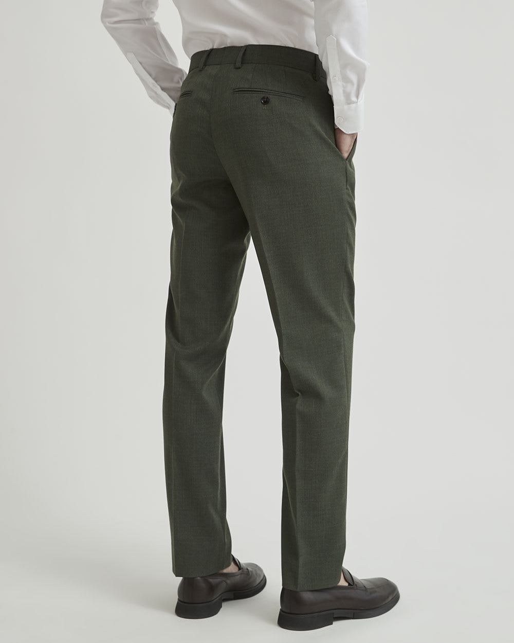 Dark Green Suit Pant