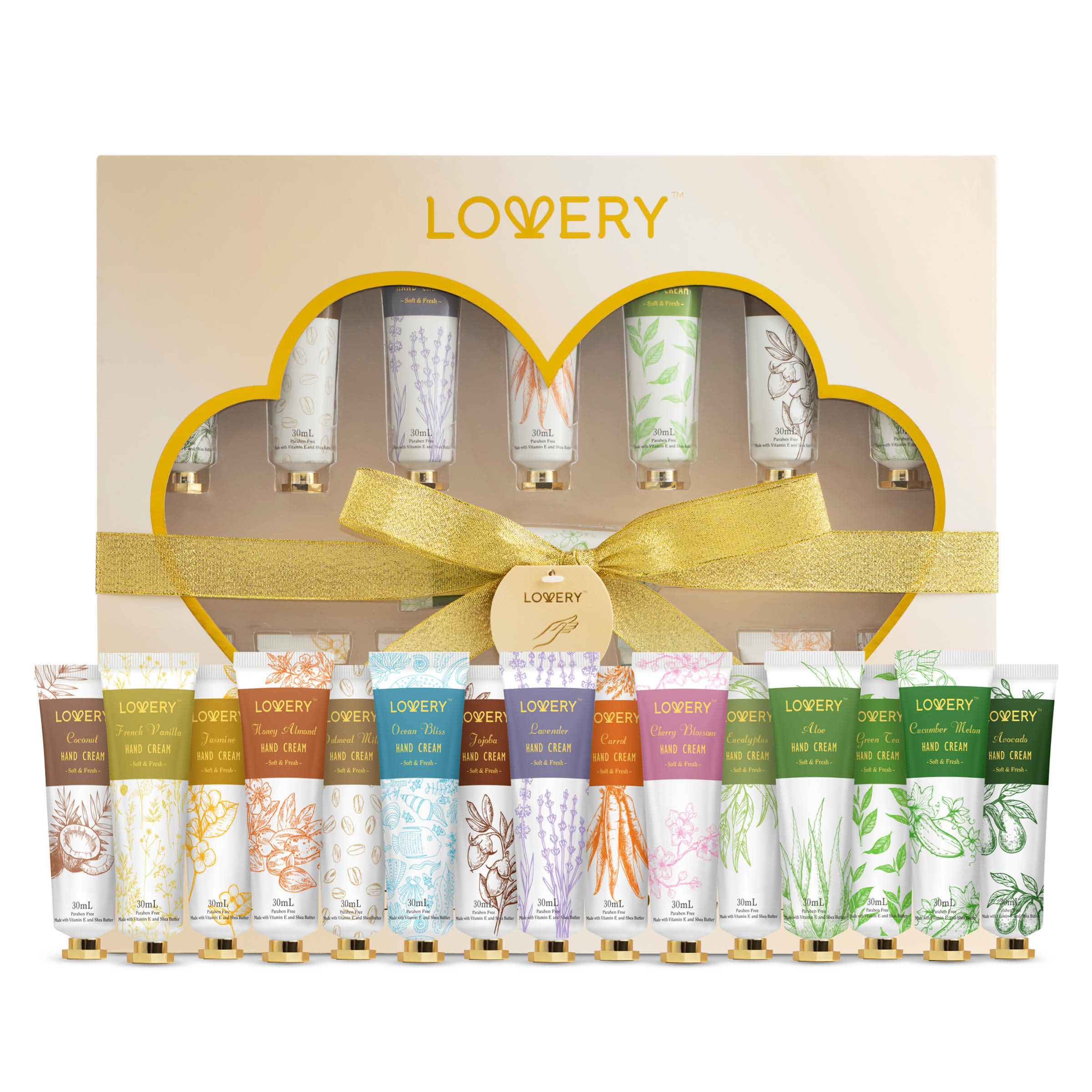 Lovery Aromatherapy Lotion Home Spa Gift Box - Hand Cream Set