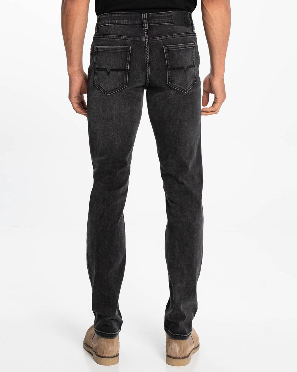 LOIS - Peter Slim Black Wash Jeans