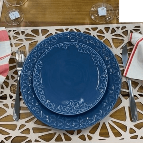 Oxford Mia Wave 20 Pieces Dinnerware Set Service for 4