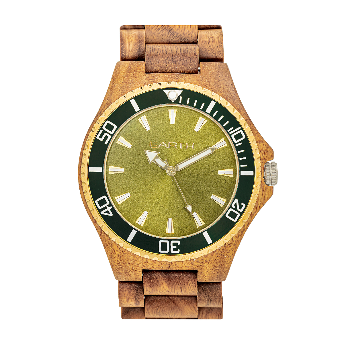 Earth Wood - Centurion Bracelet Watch - Dark Brown