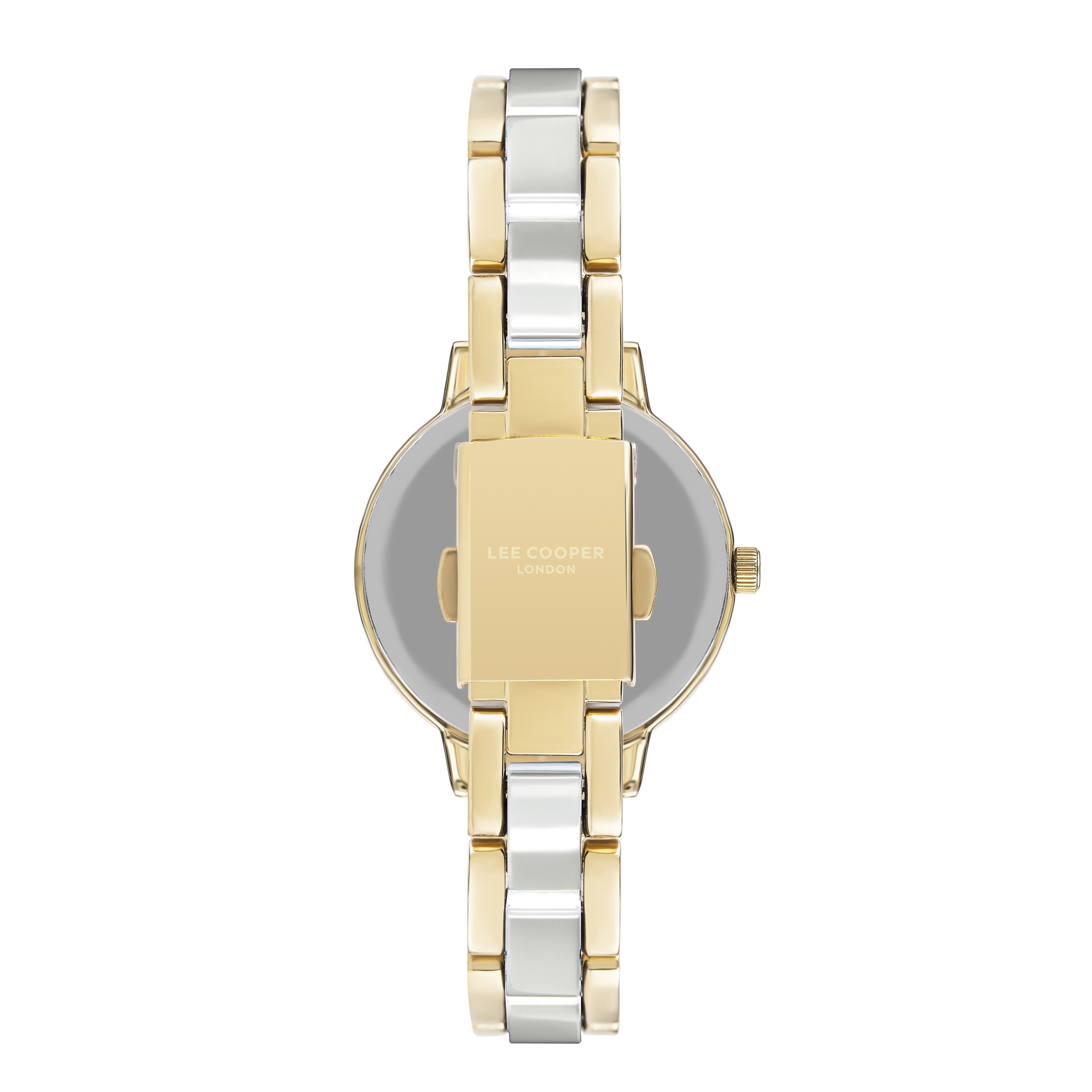 LEE COOPER-Women's Yellow Gold 34mm watch w/White Dial