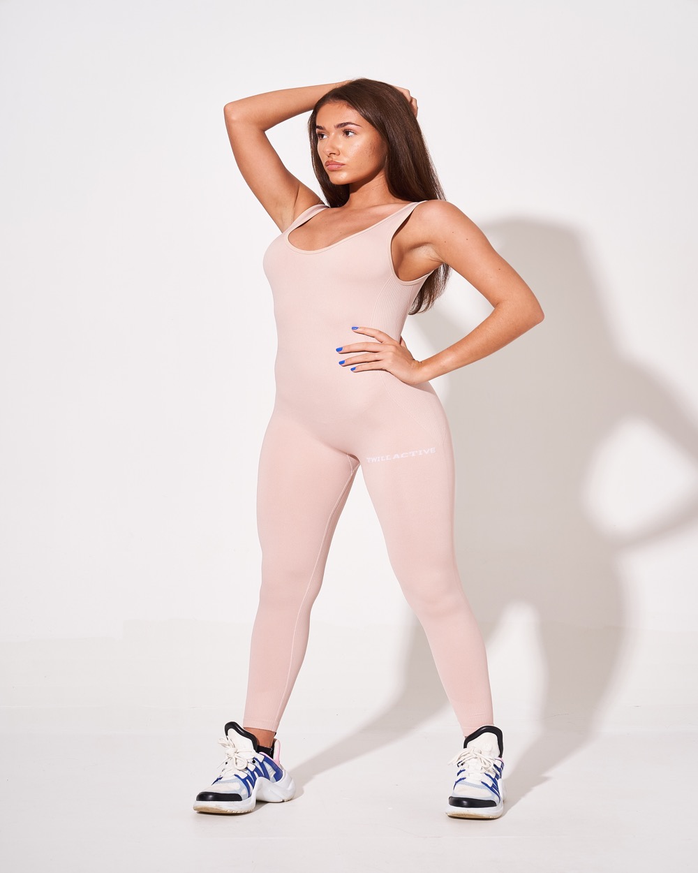 Twill Active - Lure Recycled Premium Rib Unitard - Mink