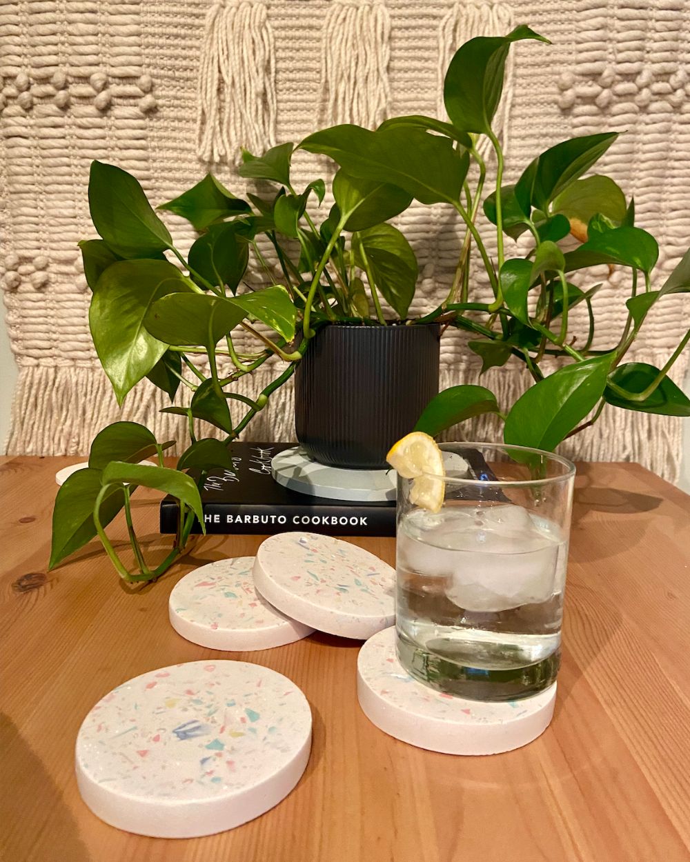 Terrazzo Flat Round Coasters - Eden Fiona