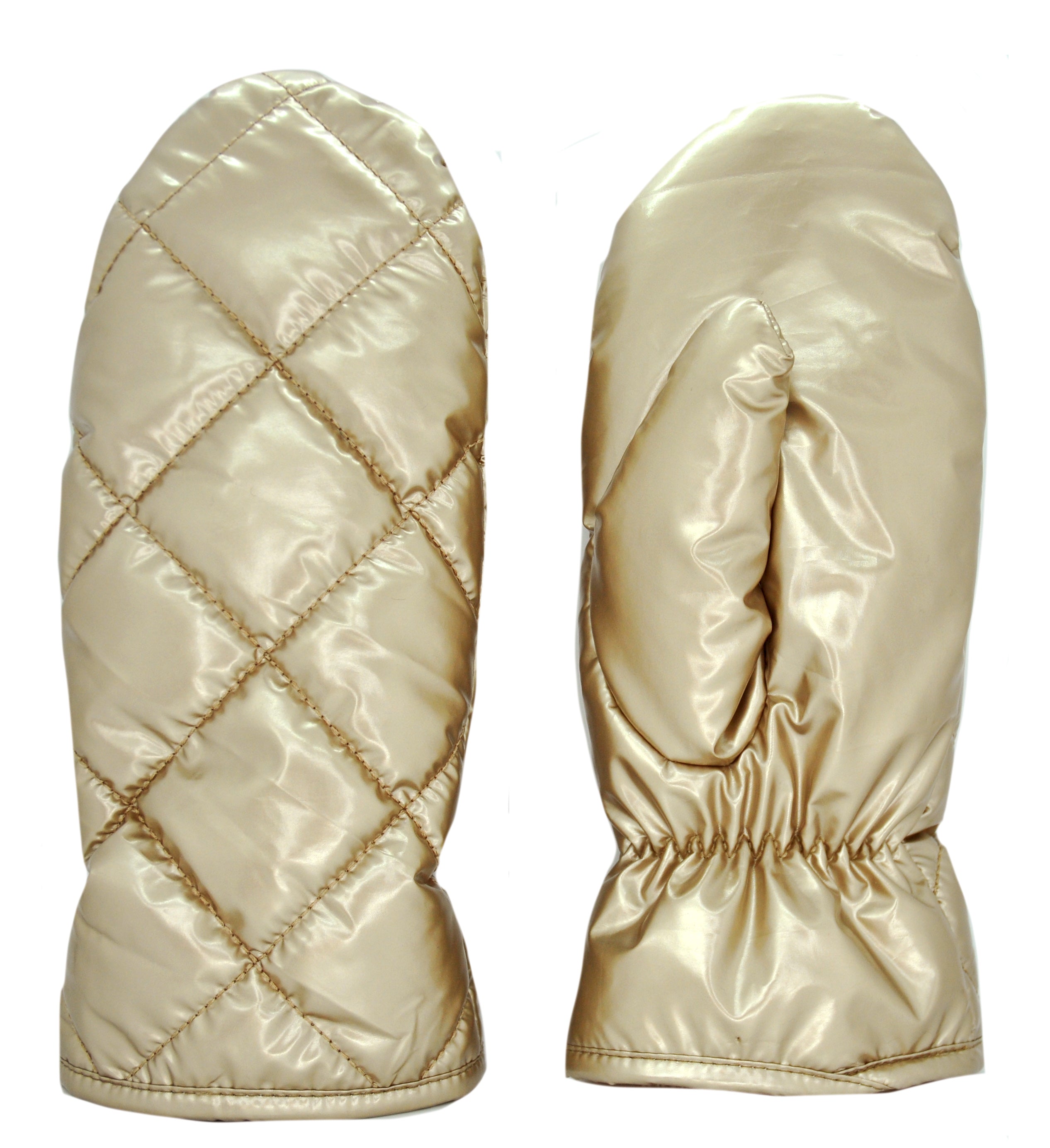CR Ladies - Metallic Quilted Puffer Mitten