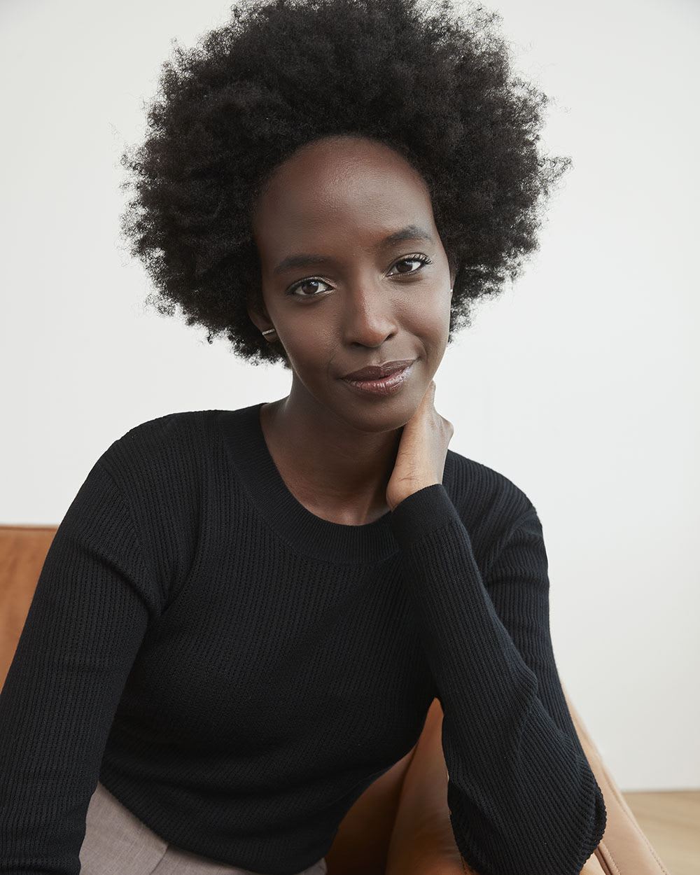 Long-Sleeve Pullover with Floating Stitches