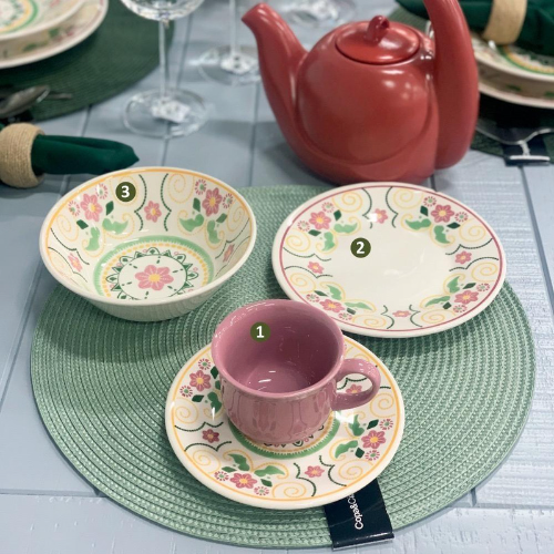 Oxford Unni Lima 20 Pieces Dinnerware Set Service for 4