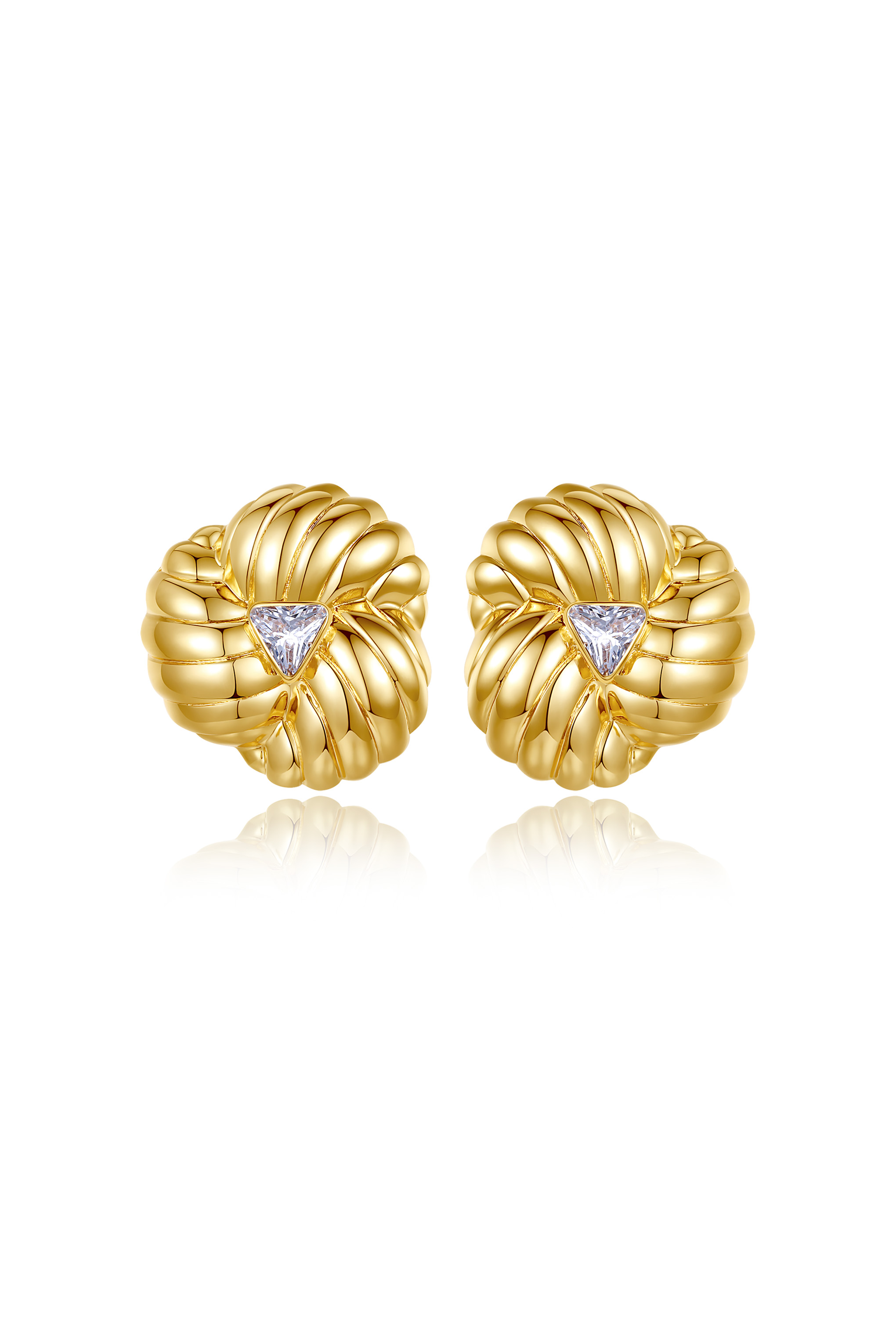 Classicharms-Clover Stud Earrings