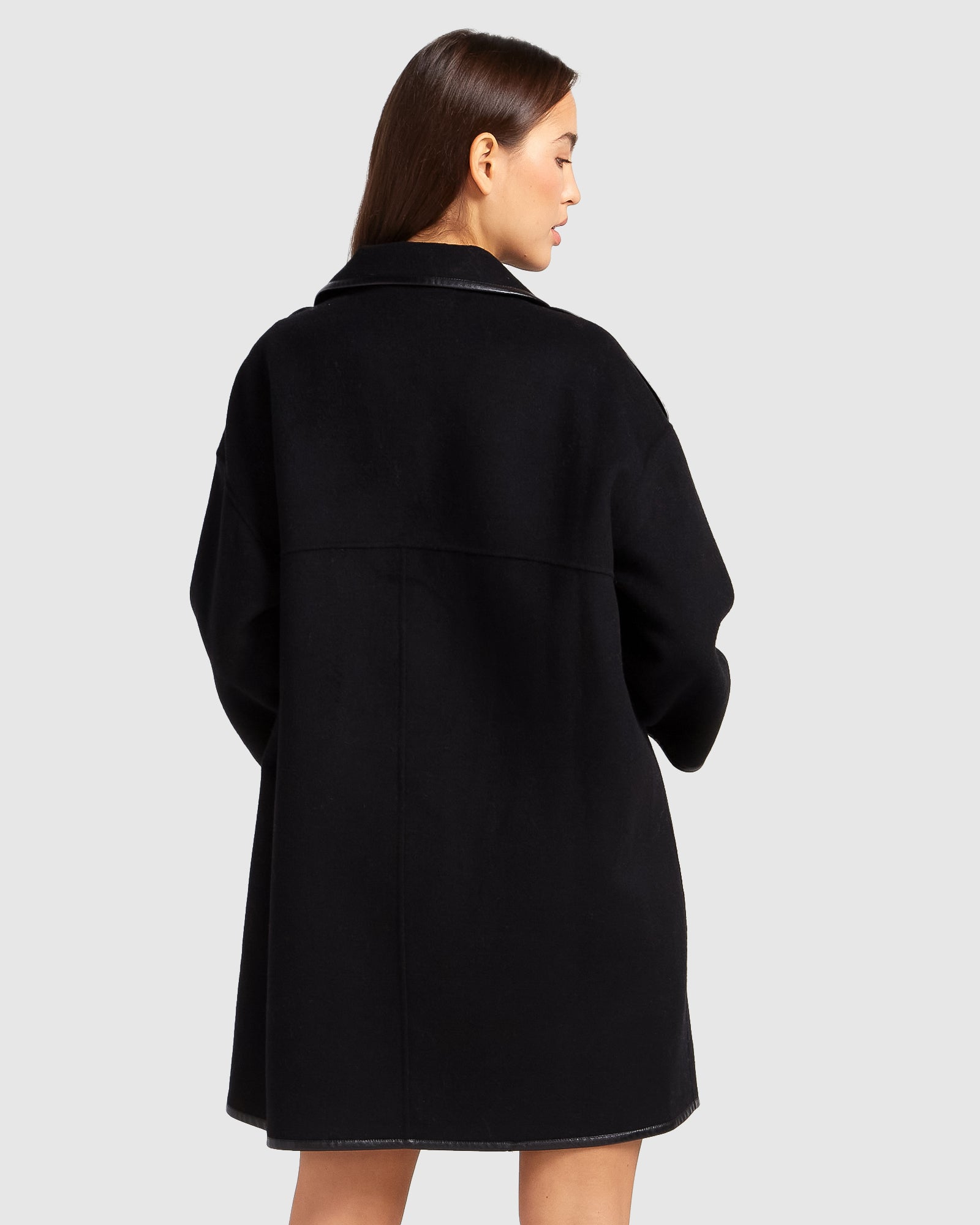 Belle & Bloom Incomplete Kiss Trimmed Coat