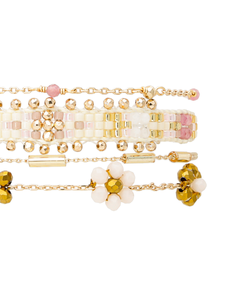 PIANA Hipanema White Cuff Bracelet