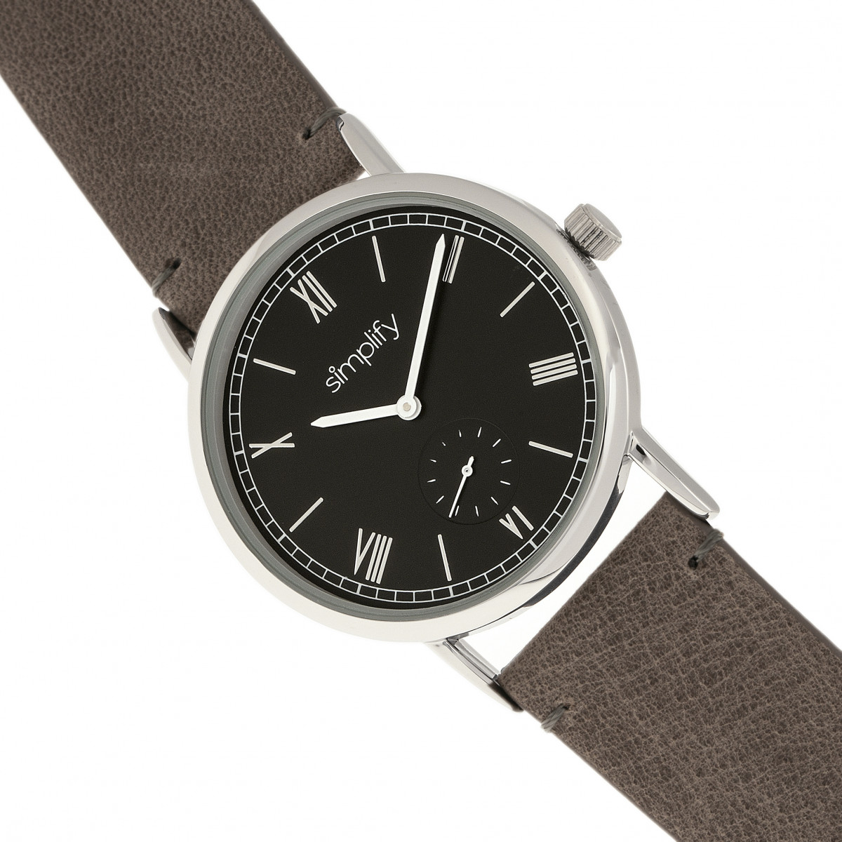 Simplify - The 5100 Leather-Band Watch - Camel/Black