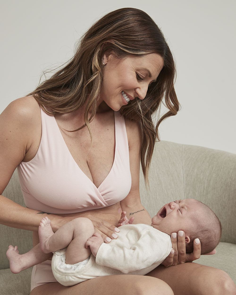 Nursing Crossover Bralette, Pack of 2 - Thyme Maternity
