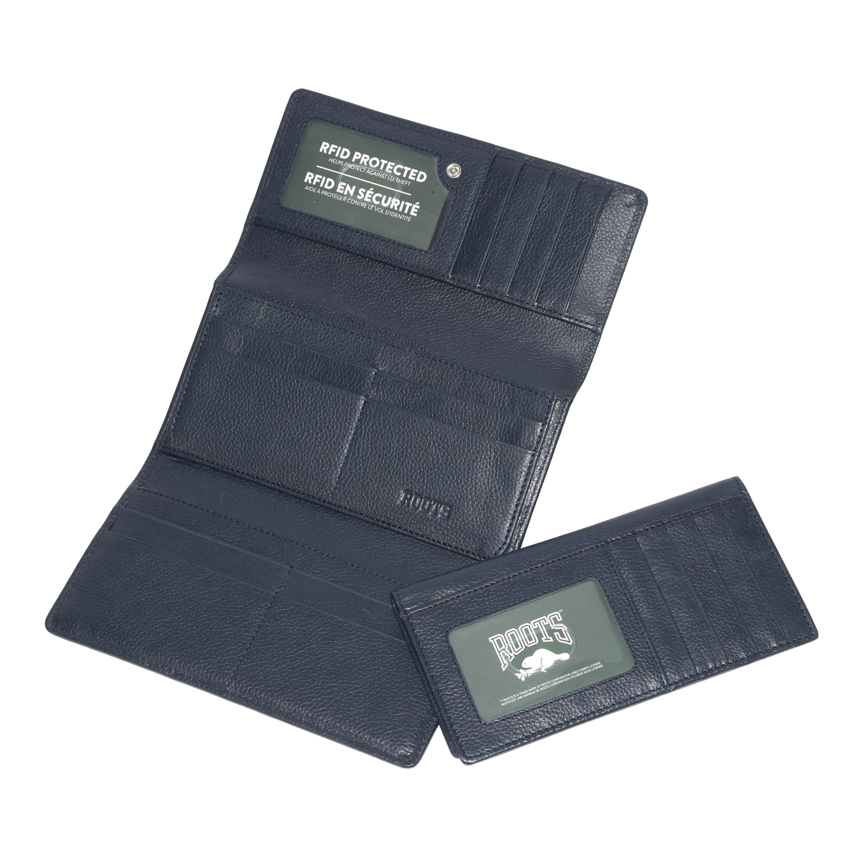 Roots Ladies' Clutch Wallet with Removable Checkbook