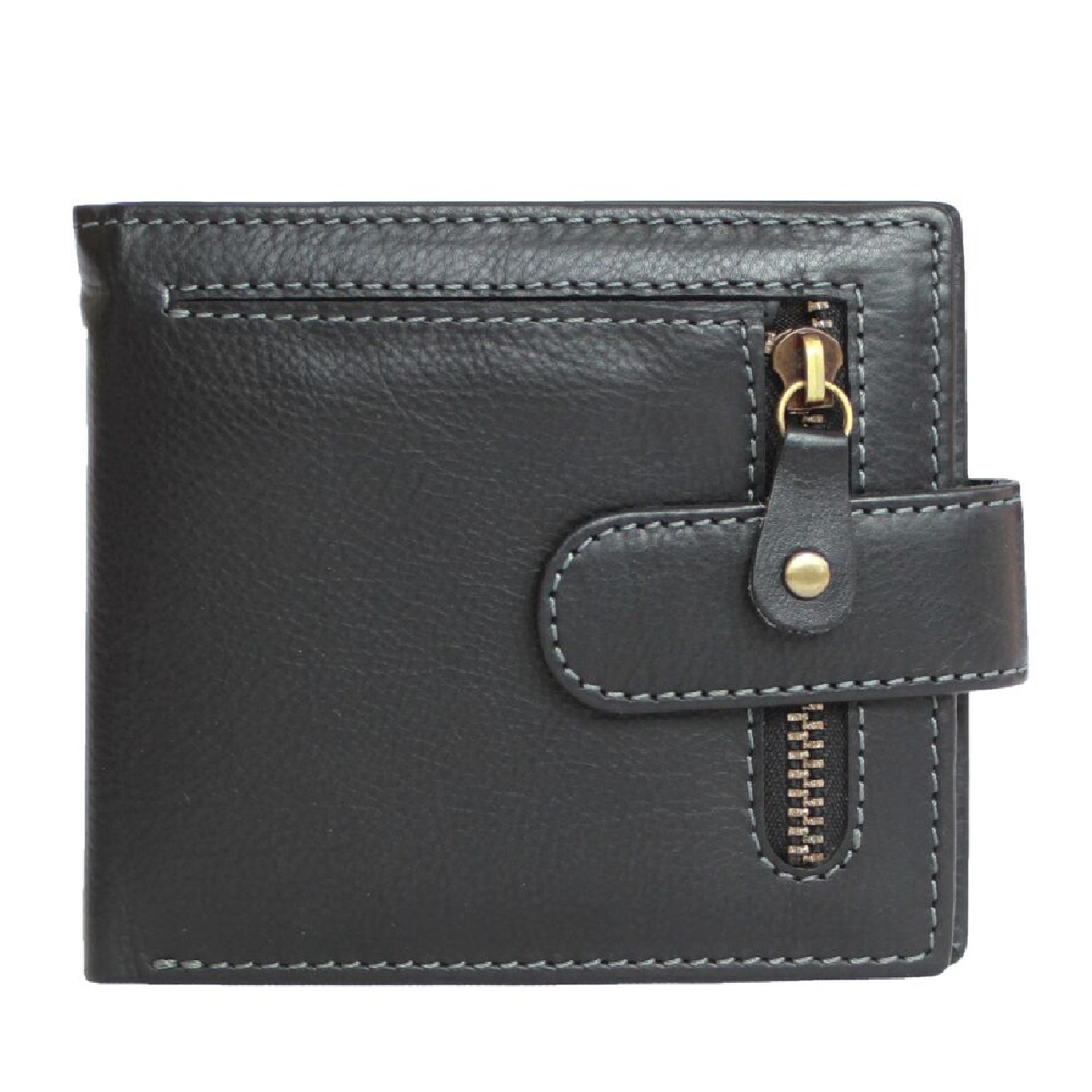 Eastern Counties Leather - Bi-Fold Wallet With Zip Detail