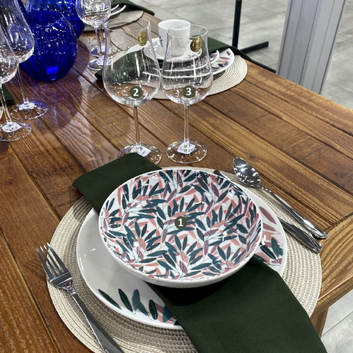 Oxford Coup Forest 20 Pieces Dinnerware Set Service for 4