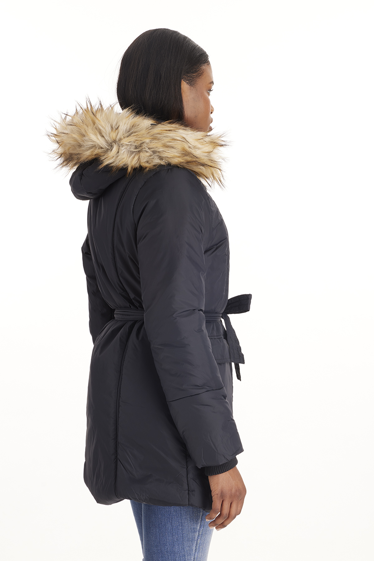 Rachel - 3 in 1 Maternity Coat With Belt