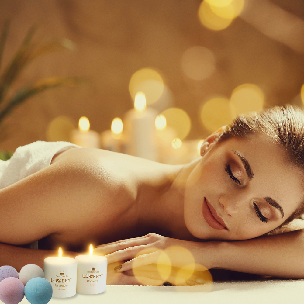 Lovery Whiskey Wine Globe Decanter & Spa Essentials Gift Set - Deluxe 20pc