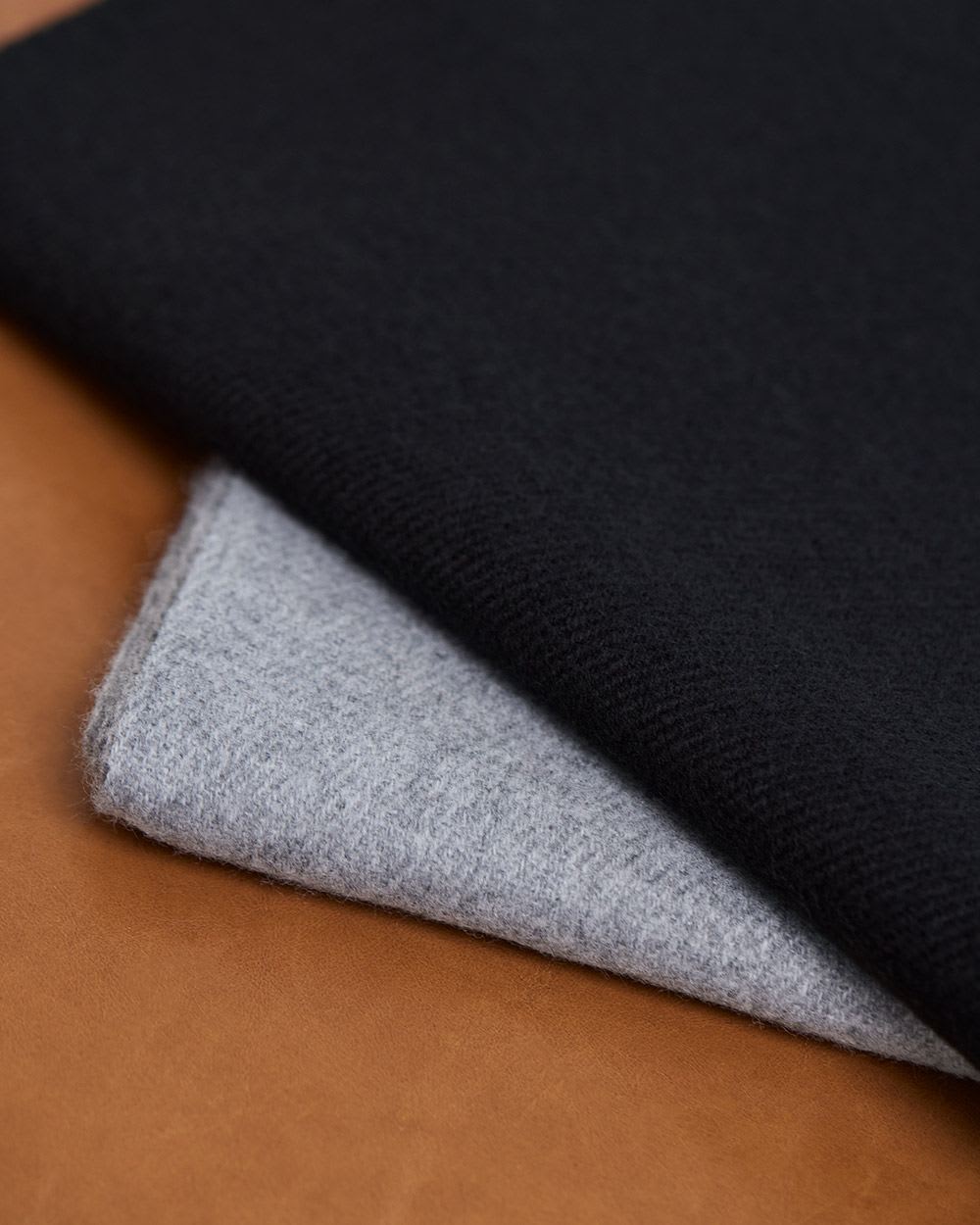 Solid Scarf with Fringes