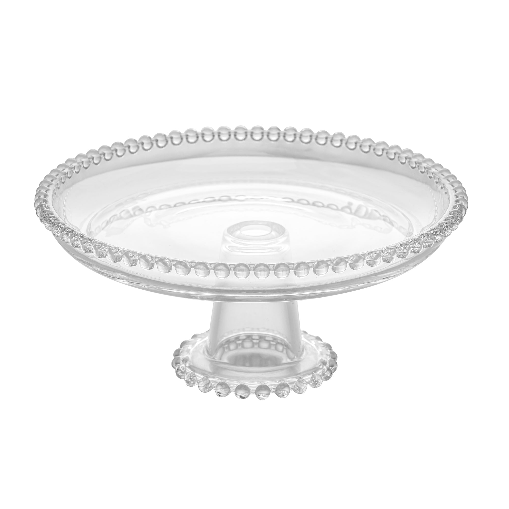 Pearl Collection Crystal Cake Stand 20x9cm