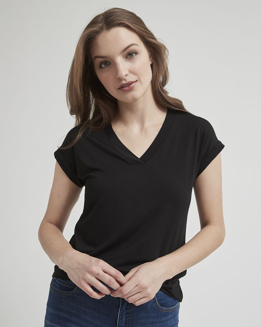 Basic V-Neck T-Shirt