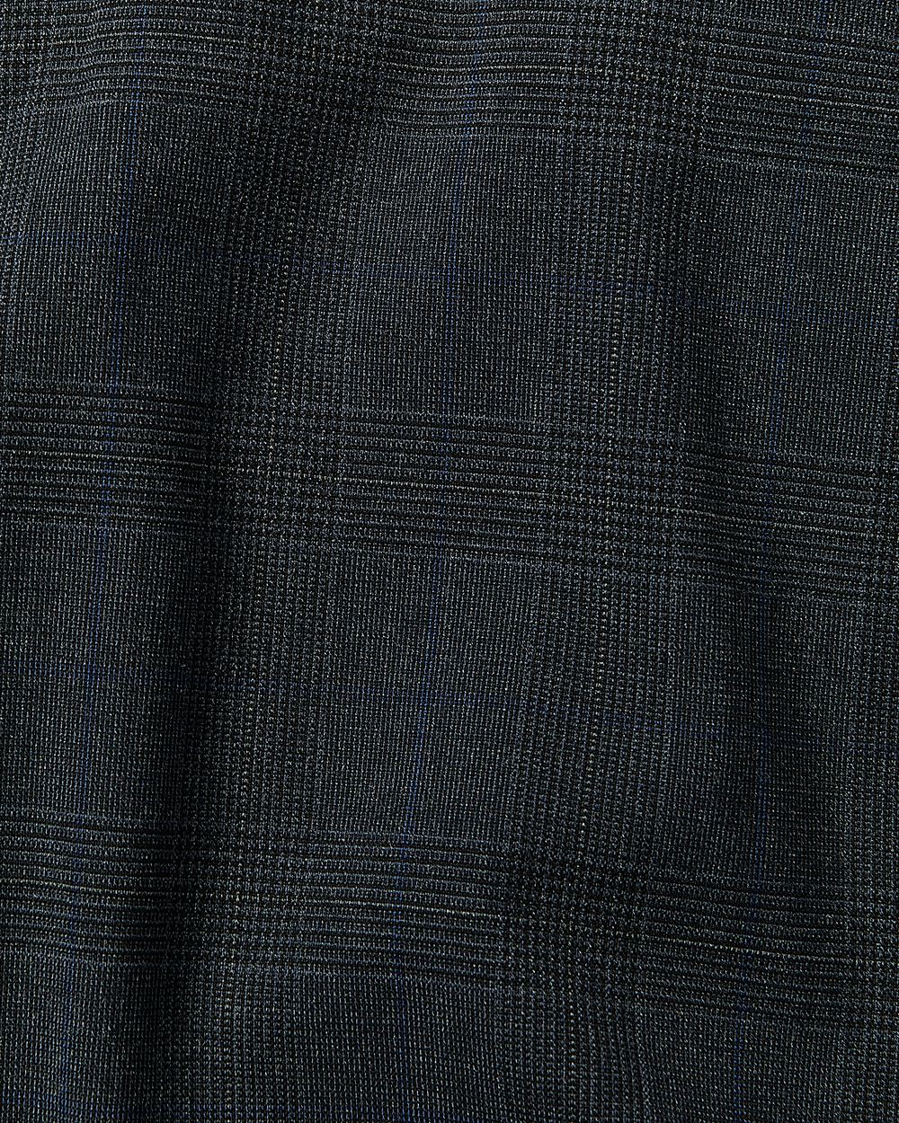 Slim-Fit Plaid Navy City Pant