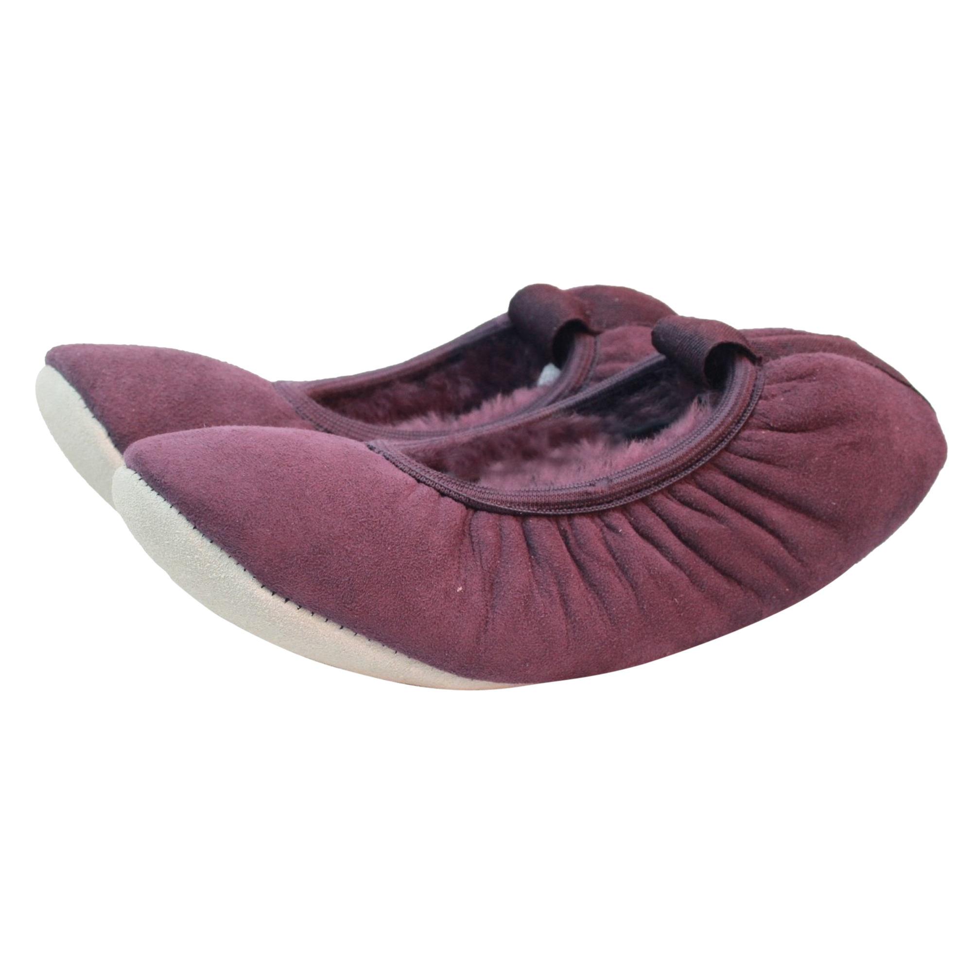 Eastern Counties Leather - Womens/Ladies Sheepskin Lined Ballerina Slippers