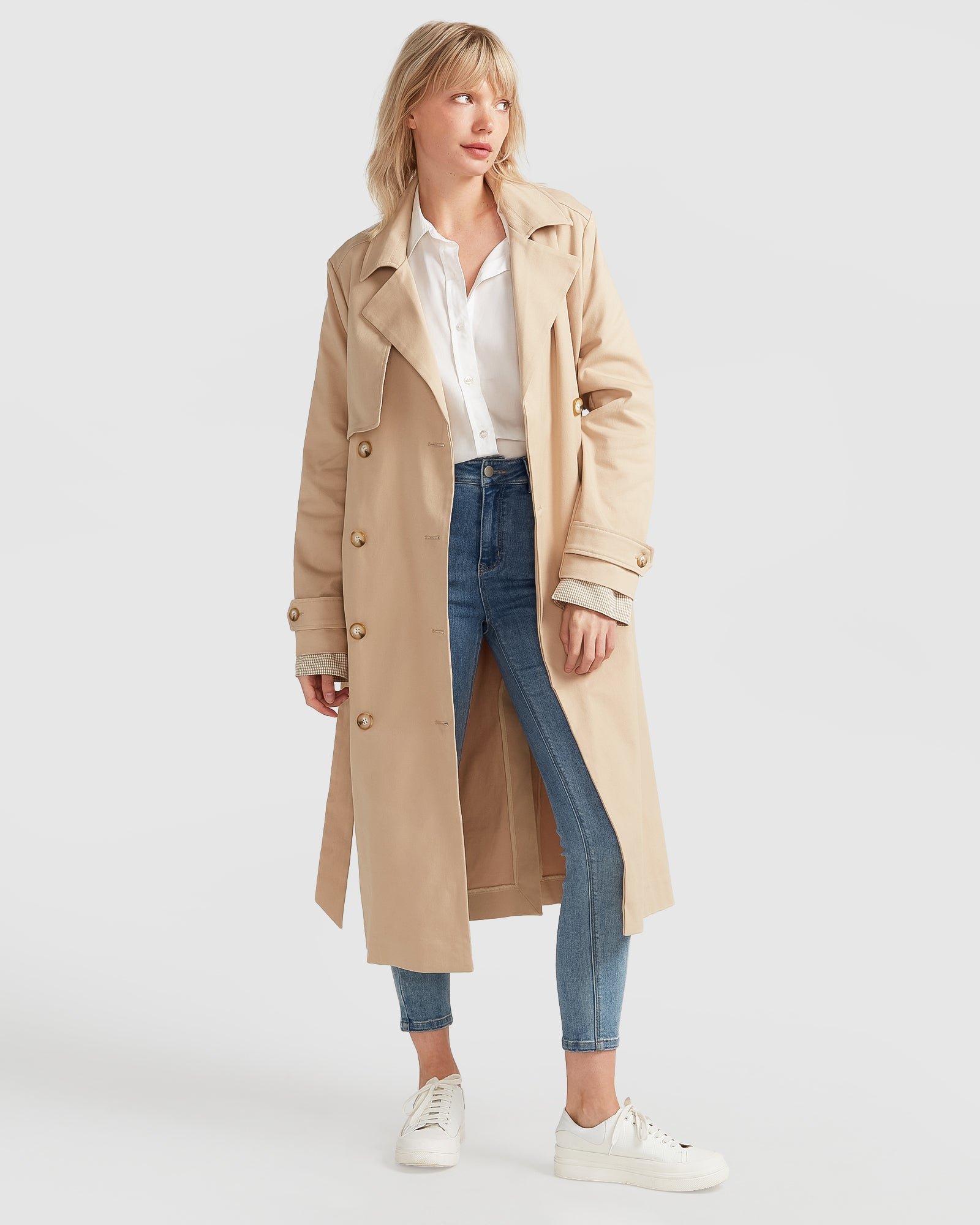 Belle & Bloom Empirical Trench Coat