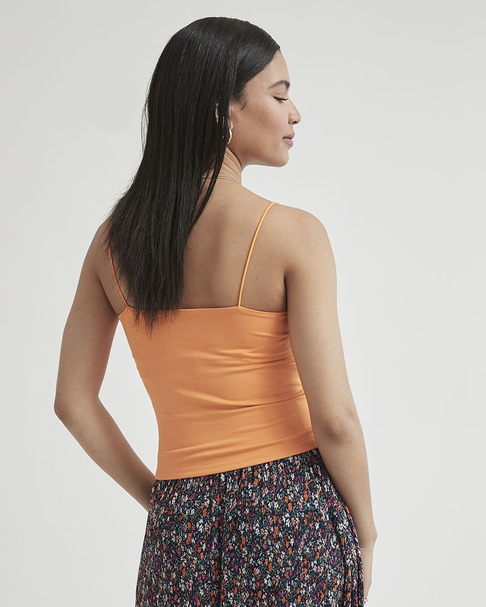 Square-Neck Cropped Cami