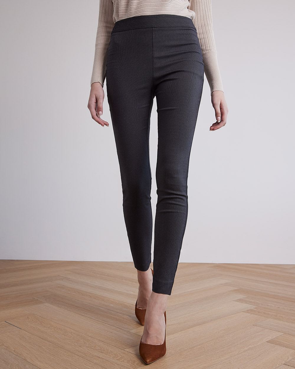 Twill Ankle City Legging Pant