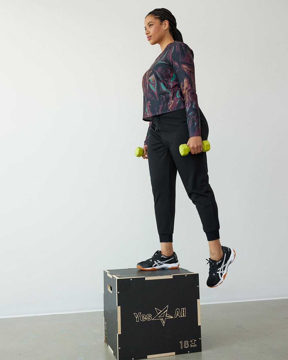 Long-Sleeve Crew-Neck Top, Hyba