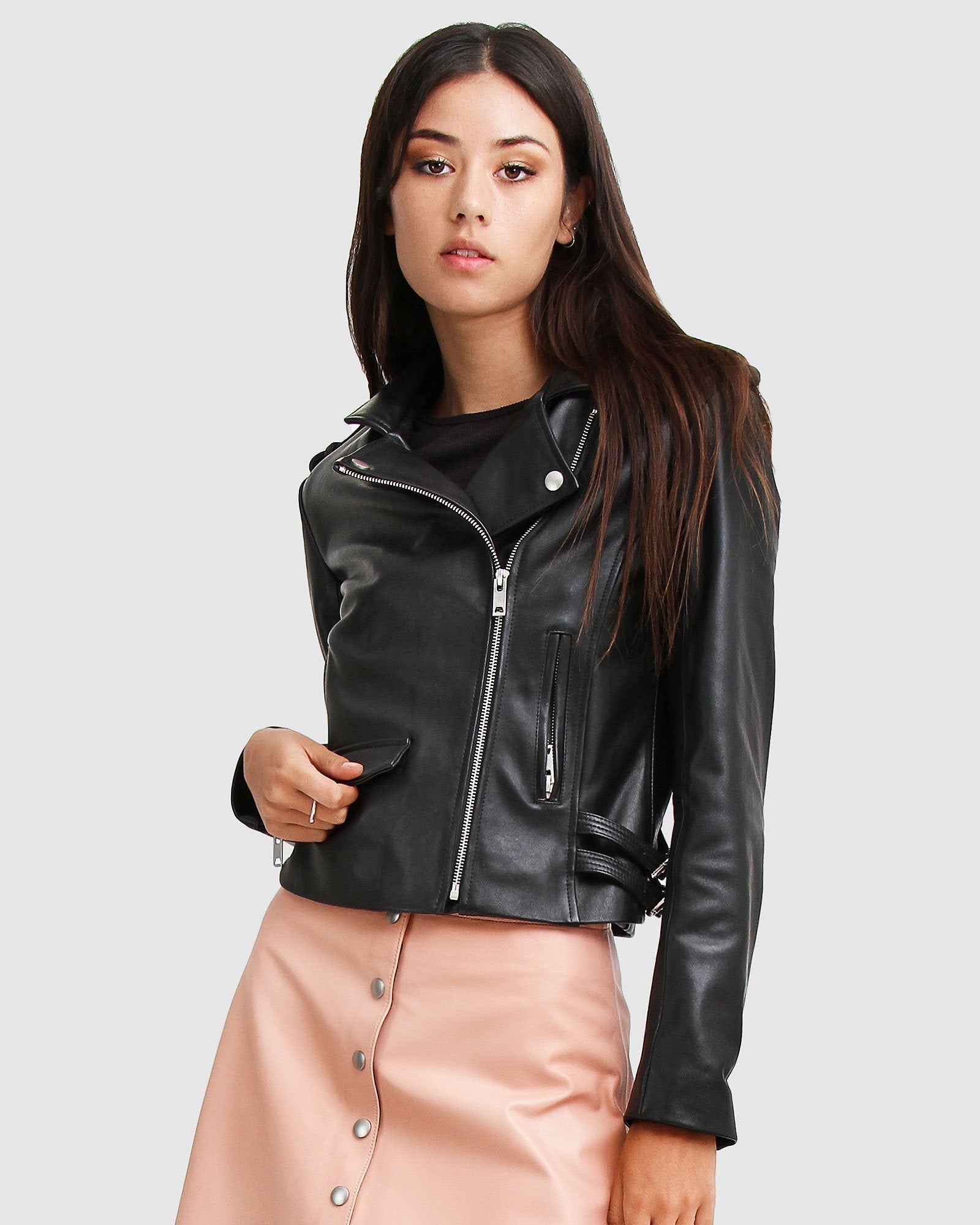 Belle & Bloom Just Friends Leather Jacket