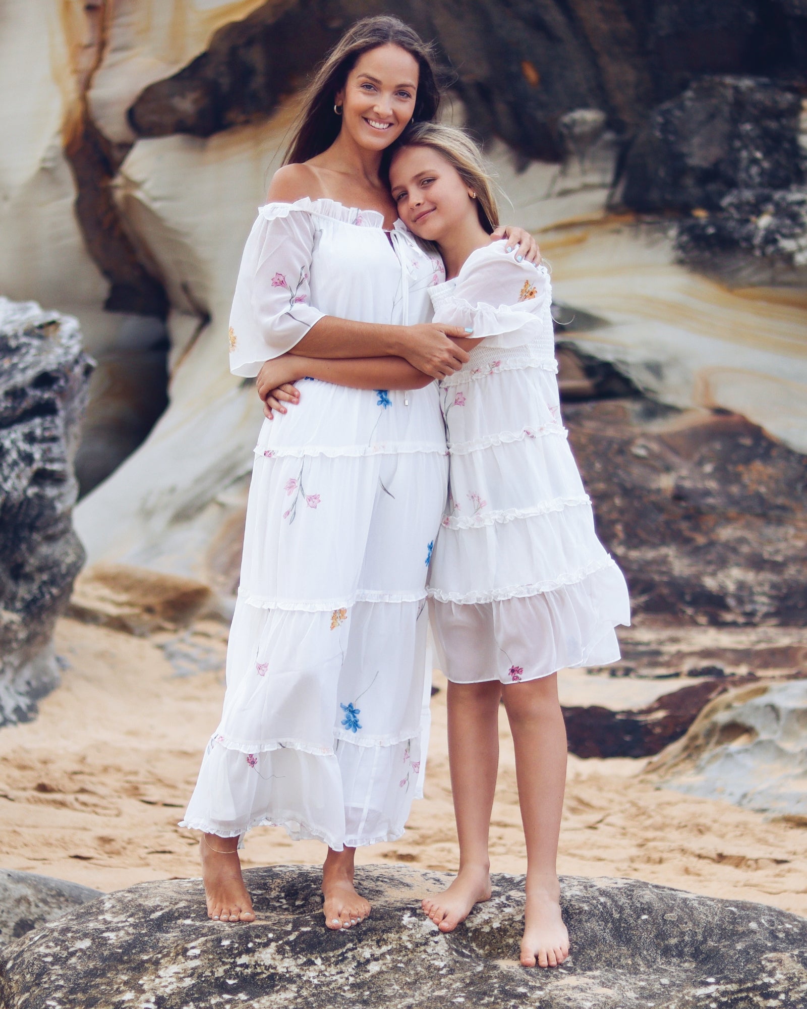 Belle & Bloom La Femme Tiered Maxi Dress