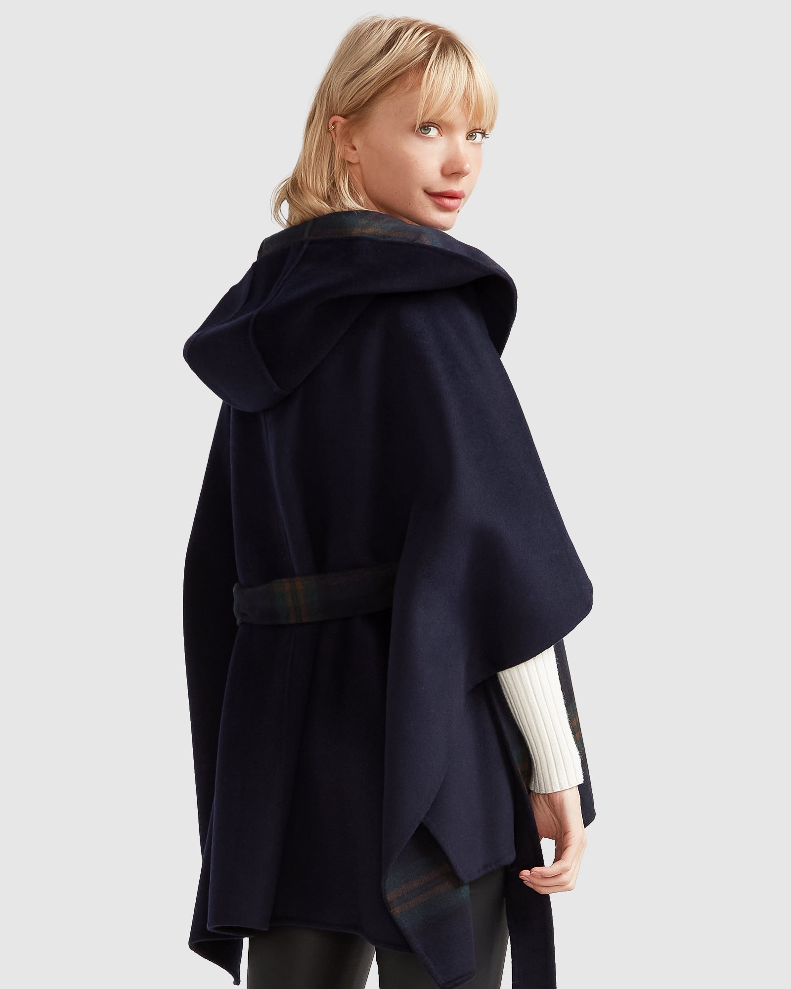 Belle & Bloom Jackson Landing Wool Blend Cape Coat
