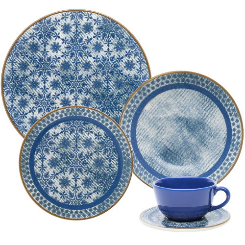 Oxford Unni Jeans 20 Pieces Dinnerware Set Service for 4
