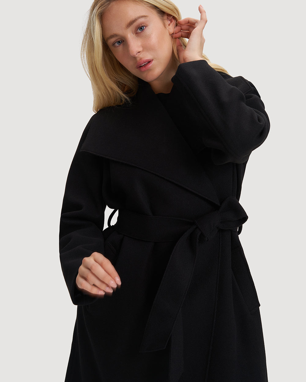 Noize - Lena Long Length Vegan Wool Coat